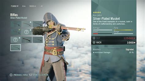 Recommendations for a rifle build in AC:Unity. : r/assassinscreed.